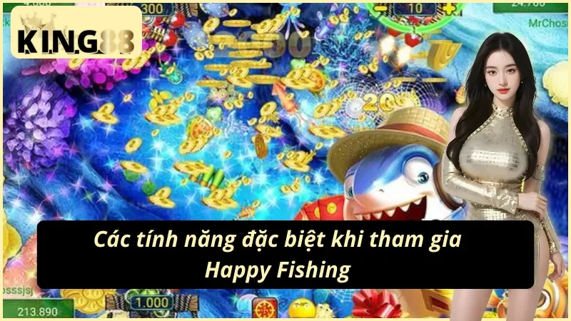 Happy Fishing: Cách Chơi & Chọn Mức Cược Chuẩn King88 6 Tính năng khóa mục tiêu trong Happy Fishing