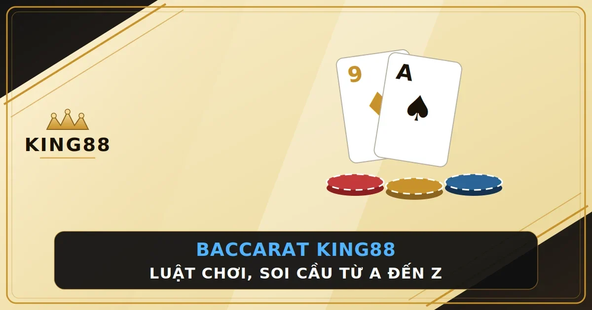 Baccarat King88: Luật Chơi, Soi Cầu & Mẹo Thắng 2026 1 Baccarat King88: Luật Chơi, Soi Cầu & Mẹo Thắng 2026