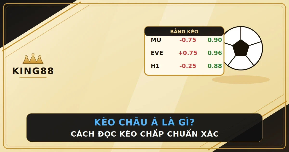 Kèo Châu Á Là Gì? Cách Đọc Kèo Chấp Chuẩn 2026